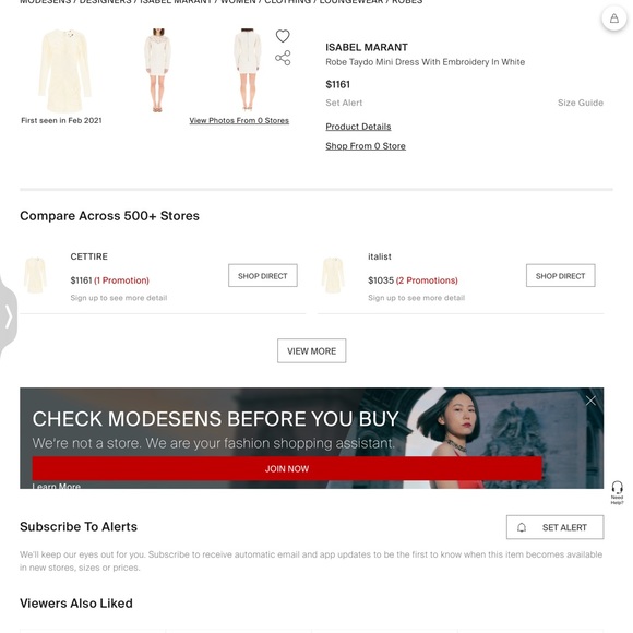 NWT Isabel Marant Taydo Embroidered Mini Dress - Picture 10 of 11